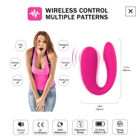 Vibrador U TOUCH FUN para mayor placer