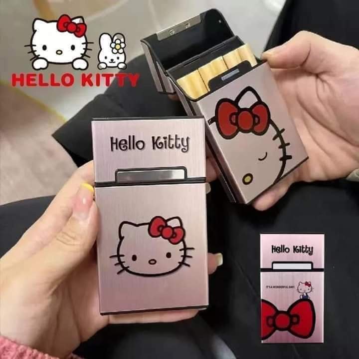 Porta Cigarros Hello Kitty - Karina Cosmeticos - Cosmeticos y Novedades a  Precio de Mayoreo