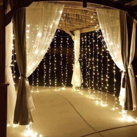 Cortina Calida 3x3 con ganchos RSDY5346