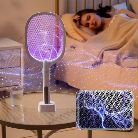 Raqueta Eléctrica Blanca