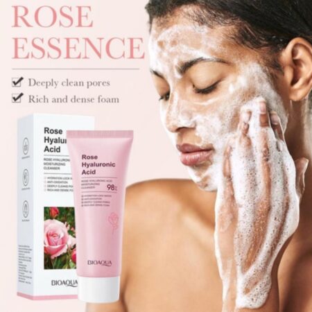 Limpiador Facial De Rosas Con Acido Hialuronico Anti Edad Tipo De Piel Mixtas BQY15433
