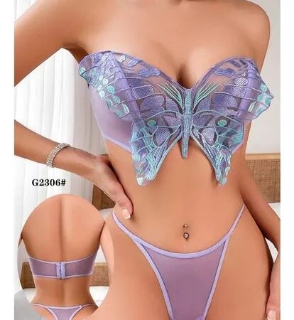 Lenceria Sexy De Mariposa 2306