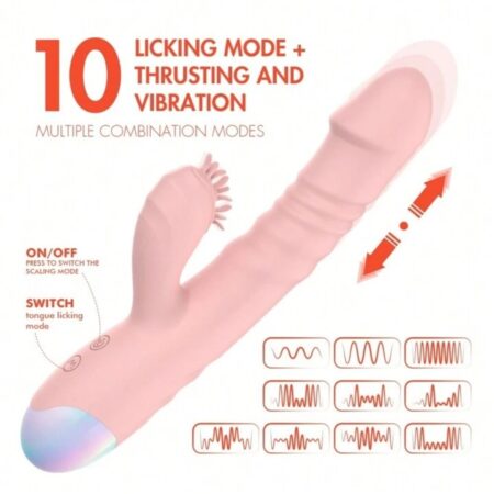 Vibrador Conejo Expandible lamidos