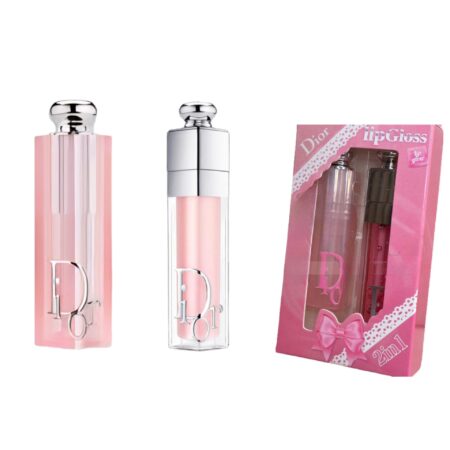 Dúo de gloss y bálsamo estilo Dior