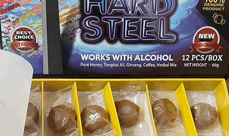 Caramelos VIGORIZANTE Hard Steel