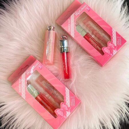 Dúo de gloss y bálsamo estilo Dior