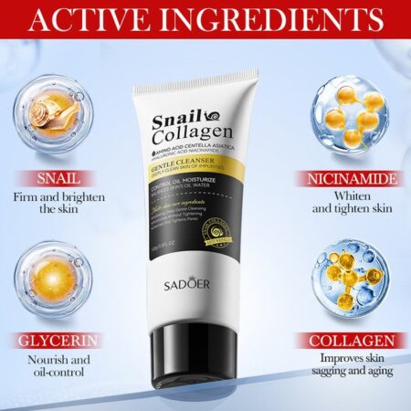 LIMPIADOR FACIAL BABA DE CARACOL SADOER 9654