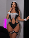 LENCERIA SIRVIENTA SEXY 2425