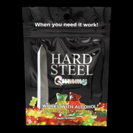 Gomitas Hard Steel | Estimulante y potenciador sexual para hombres | 3 piezas | 7.5 g