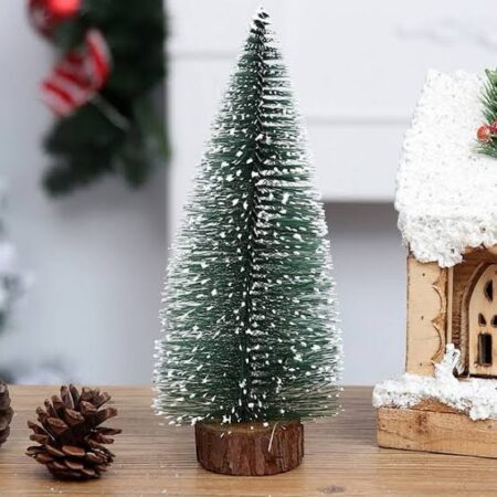 Árbol de navidad escarchado 32 cm