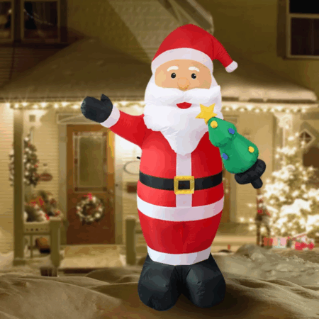 SANTA  inflable de navidad