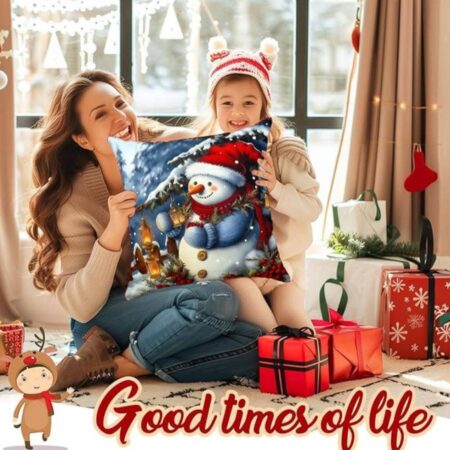 FUNDA DE COJIN NAVIDEÑO