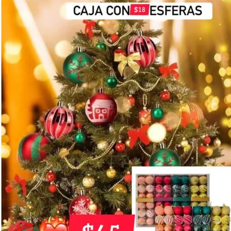 Esferas de navidad 18 pzas RSDY5328