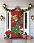 Funda de puerta de Grinch