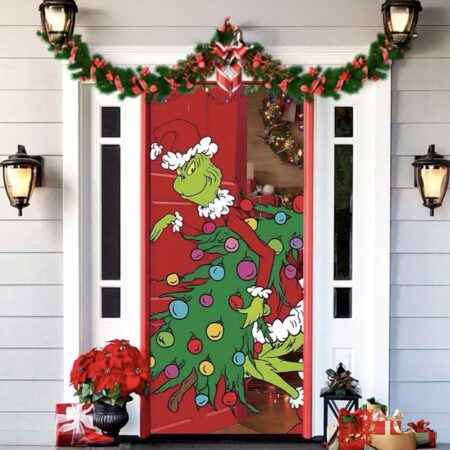 Funda de puerta de Grinch
