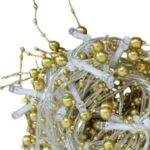 Cortina con perlas y ganchos RSDY5363