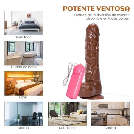 Vibrador realista con control remoto NICK 8312