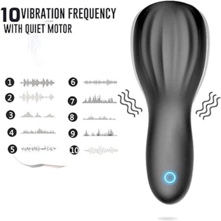 COPA MASTURBADORA CON VIBRACION RECARGABLE