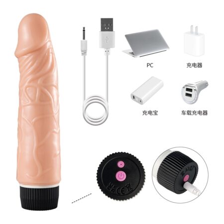 VIBRADOR SILICON usb 7.9 pulgadas 5276
