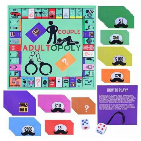 Juego Mesa para Parejas Adultopoly Interactivo Marido Y Mujer