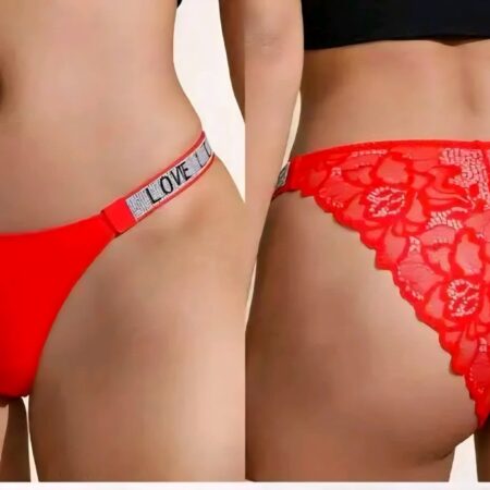 TANGA VICTORIA SECRE..  CON BRILLOS 8278