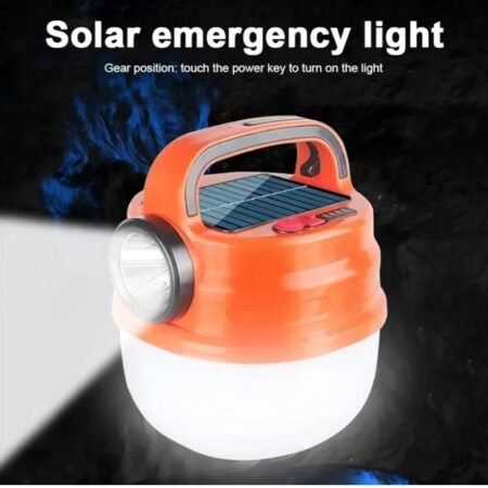 LAMPARA DE EMERGENCIA CARGA USB O SOLAR HH 539