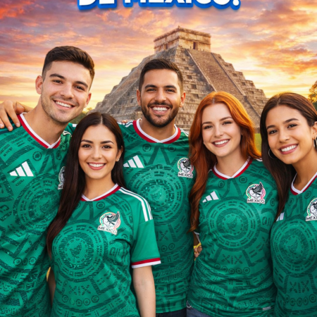 Playera selección mexicana estampada. TSY8328