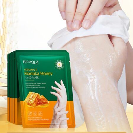 Mascarilla para manos de miel