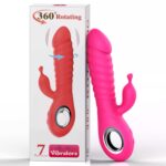VIBRADOR CONEJO RABIT GIRATORIO EXPANDIBLE