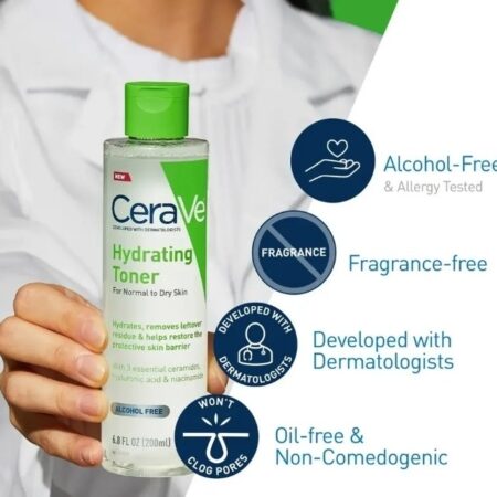 CeraVe Hydrating Tónico Hidratante para quitar maquillaje RH26
