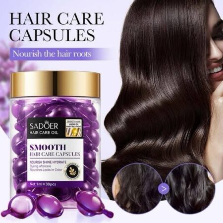 Cápsulas de Aceite Capilar, Infusión Nutritiva, Solución Reparadora para Cabello Dañado