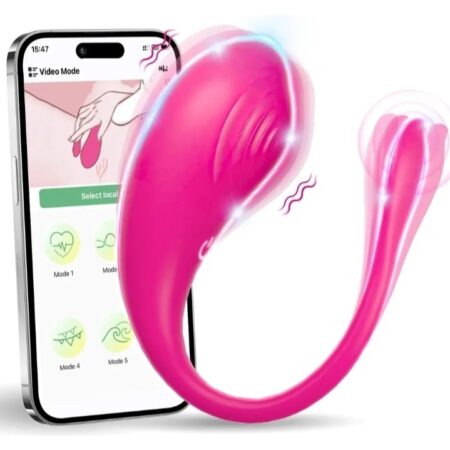 Vibrador con control por aplicación 
flamingo cola plana