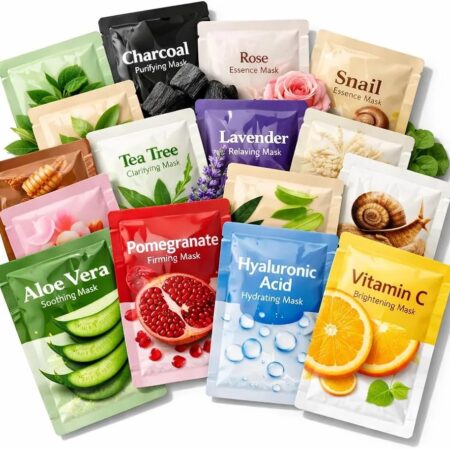 Mascarilla Facial paquete de 10 pzas