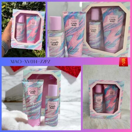 Dúo de Victoria Secret crema y body.