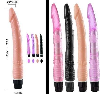 VIBRADOR SILICON 18.5 CM  6871