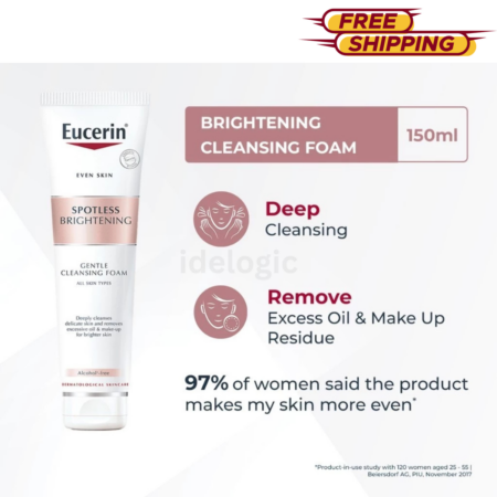 Eucerin Espuma Limpiadora Eliminación de Grasa y Residuos de Maquillaje Rh47