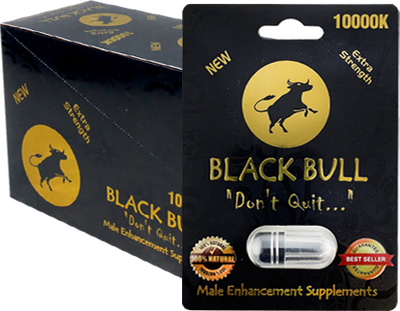 Pastilla vigorizante Black Bull 10000K