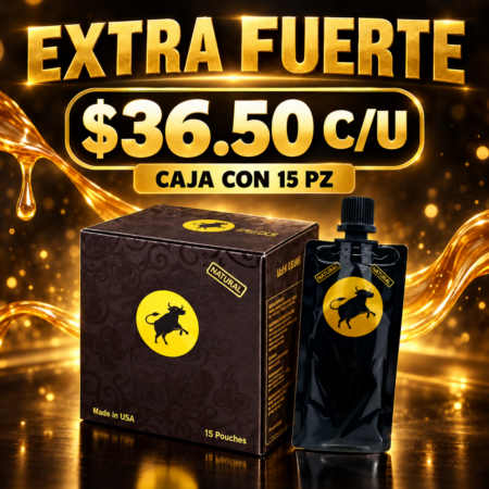 MIEL BLACK BULL CON CHUPON +vigor+tiempo+placer