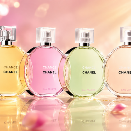 Set de perfume Chanel de 4 piezas. J165