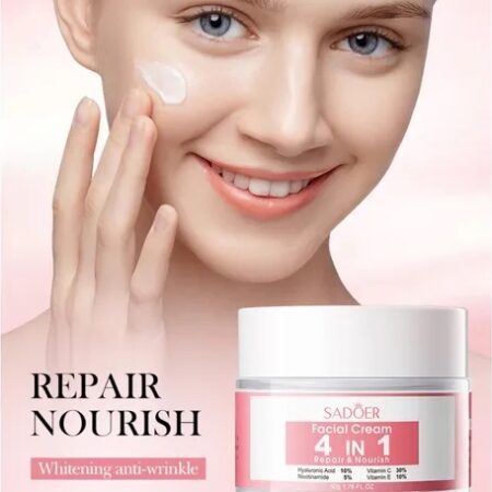 Crema Facial 4 en 1 Ácido Hialuronico Nicotinamide Vitamina C Vitamina E SD40671
