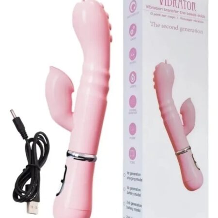 VIBRADOR CONEJO DEDO LENGUA USB