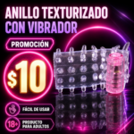Anillo vibrador con media funda