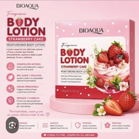 BODY LOTION STRAWBERRY CAKE BIOAQUA  11257