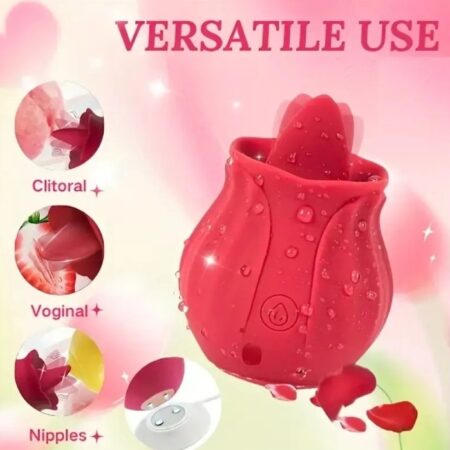 VIBRADOR ROSA CON LENGUA