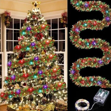 Guirnalda de navideña con luce 5 metros con 50 luces. DY5747
